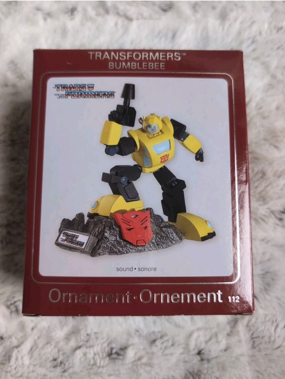 Carlton Cards Keepsake Transformers Bumblebee Ornament w/ Sound NEW